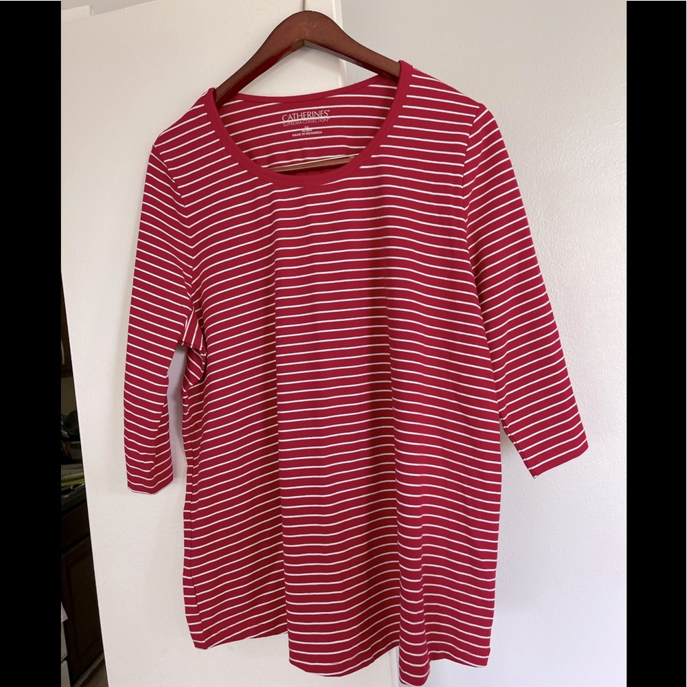 Catherine’s Collection 3/4 sleeve Top 0X 14/16W